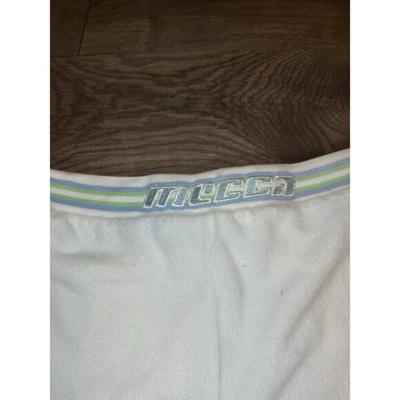 MECCA Y2K Gym Shorts Girls Women’s Sz Large/ 14 Cotton Blend - Picture 6 of 8